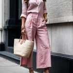 Ensemble "Isadora" – Casual chic en rose