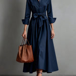 Maxikleed "Frieda" – Met Strikdetail