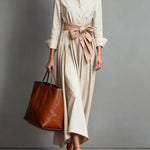 Maxikleed "Frieda" – Met Strikdetail