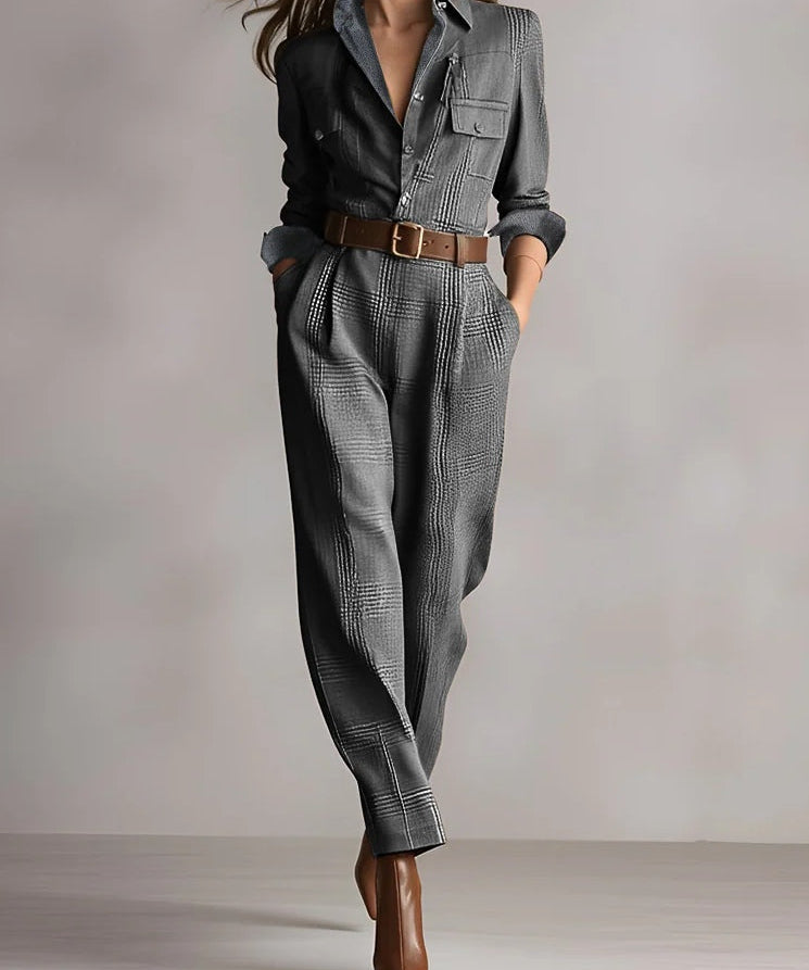 Geruite Jumpsuit "Johanna"