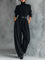 Ensemble Deux Pièces "Gisela" – Noir avec Ceinture