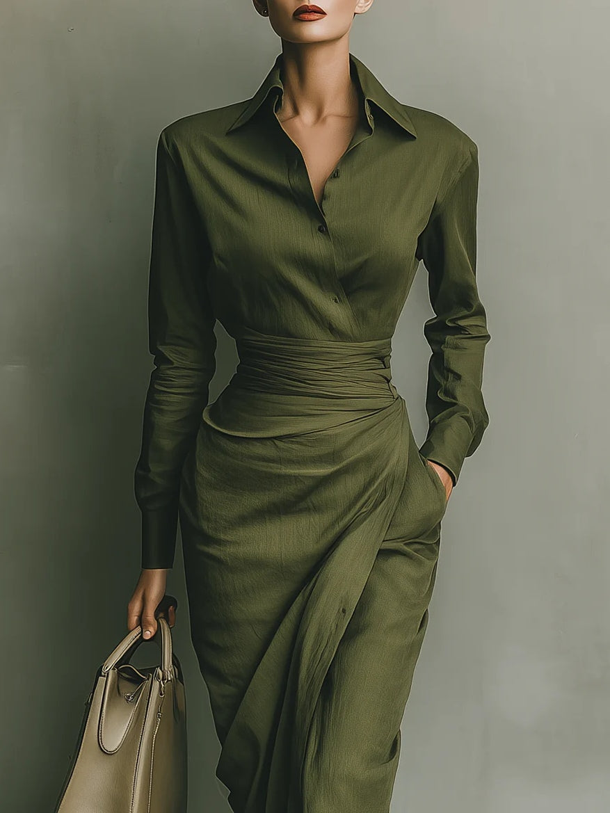 Maxikleed "Lena" – Militair Groen