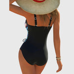 Badpak "Monika" – Gekruist Detail