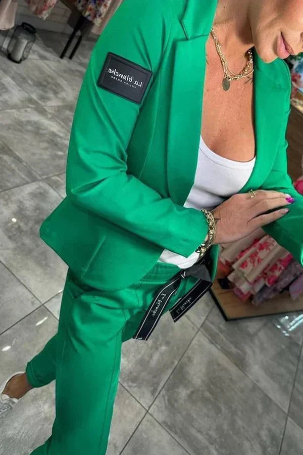 Ensemble "Adriana" – Blazer souple & pantalon