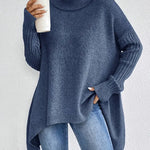 Pull Long "Lotte" – Col Montant