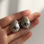 Oorbellen – Metallic Druppel