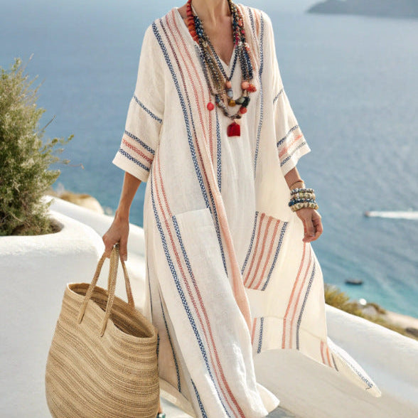 Robe Caftan "Susanne" – Côte d'Azur