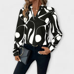 Blouse "Marie" – V-Hals & Lange Mouwen