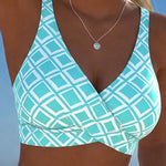 Bikini "Liesl" – Cut-out met Ruitmotief