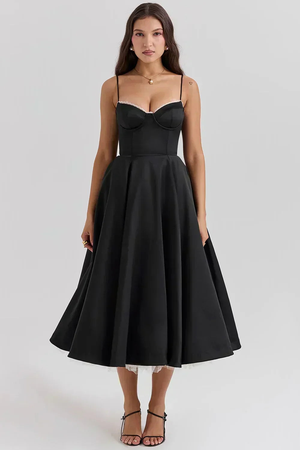 Midikleed "Helene" – Katoenen Jersey