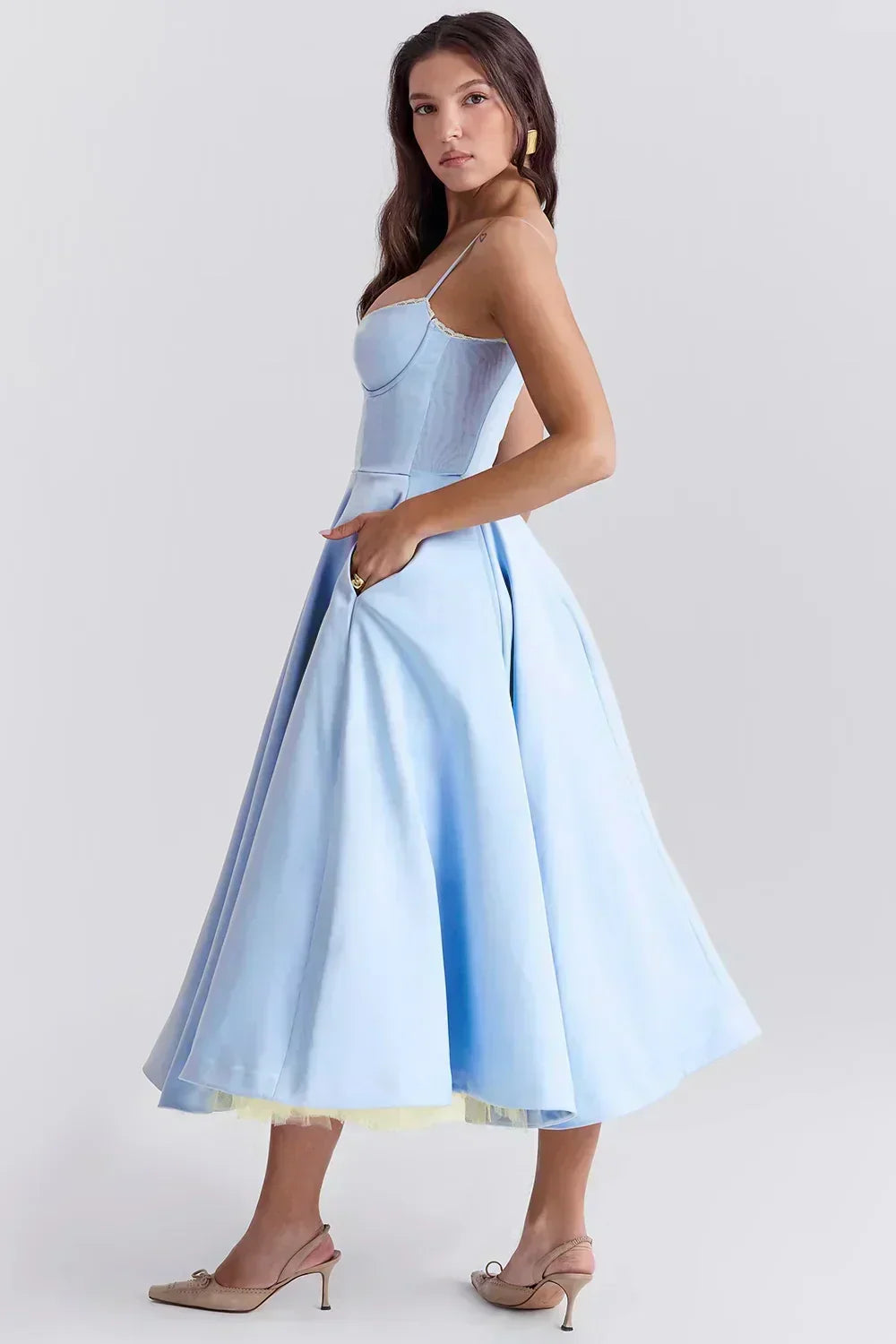 Midikleed "Helene" – Katoenen Jersey