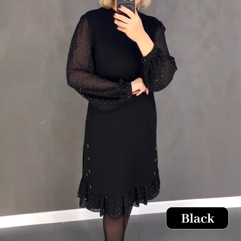Robe "Juliane" – Cristaux & Col Rond