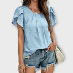 Blouse "Laura" – Plumetis Stippen