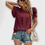 Blouse "Laura" – Plumetis Stippen