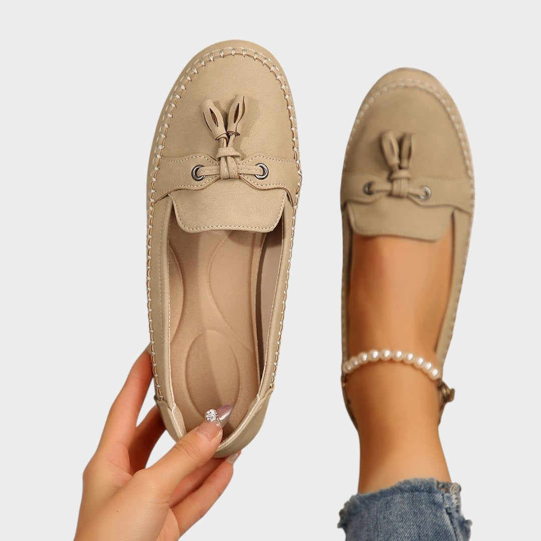 Mocassins confort "Margarethe" – Nœud vintage
