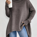Pull Long "Lotte" – Col Montant