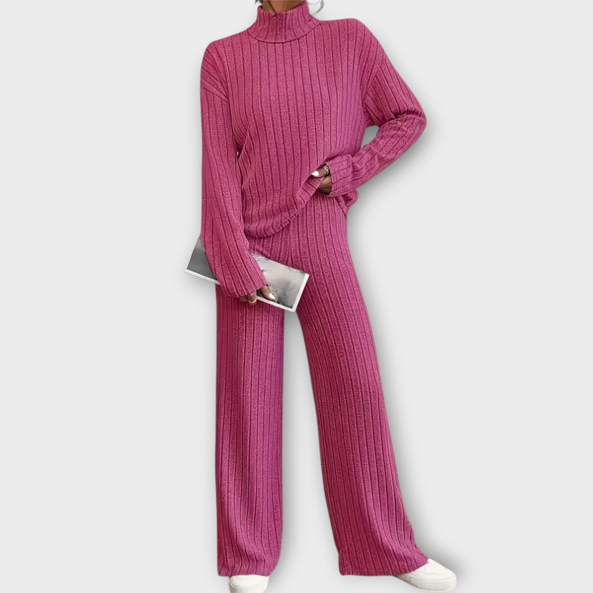 Tweedelige Set "Rute" – Ribtrui & Wijde Broek