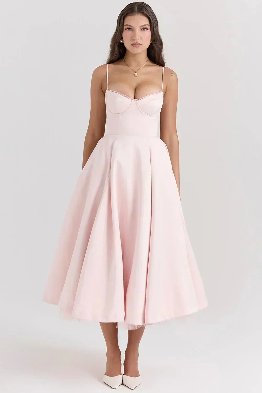 Midikleed "Helene" – Katoenen Jersey