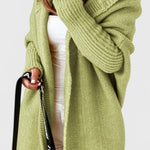 Oversized Gebreide Cardigan met Kap