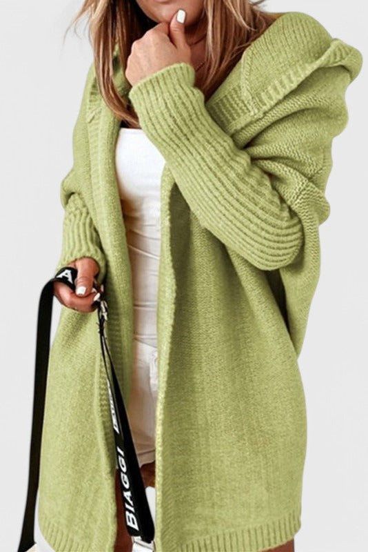 Cardigan met Kap – Oversized Gebreid