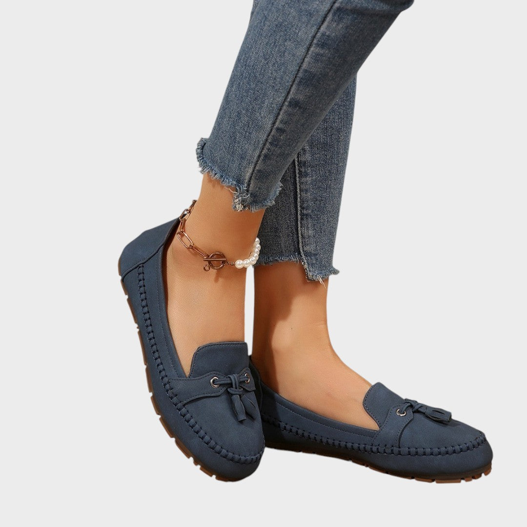 Mocassins confort "Margarethe" – Nœud vintage