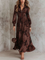Robe Longue "Renate" – Paisley Cintrée