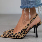 Pumps "Liorina" – Kaki Luipaardprint