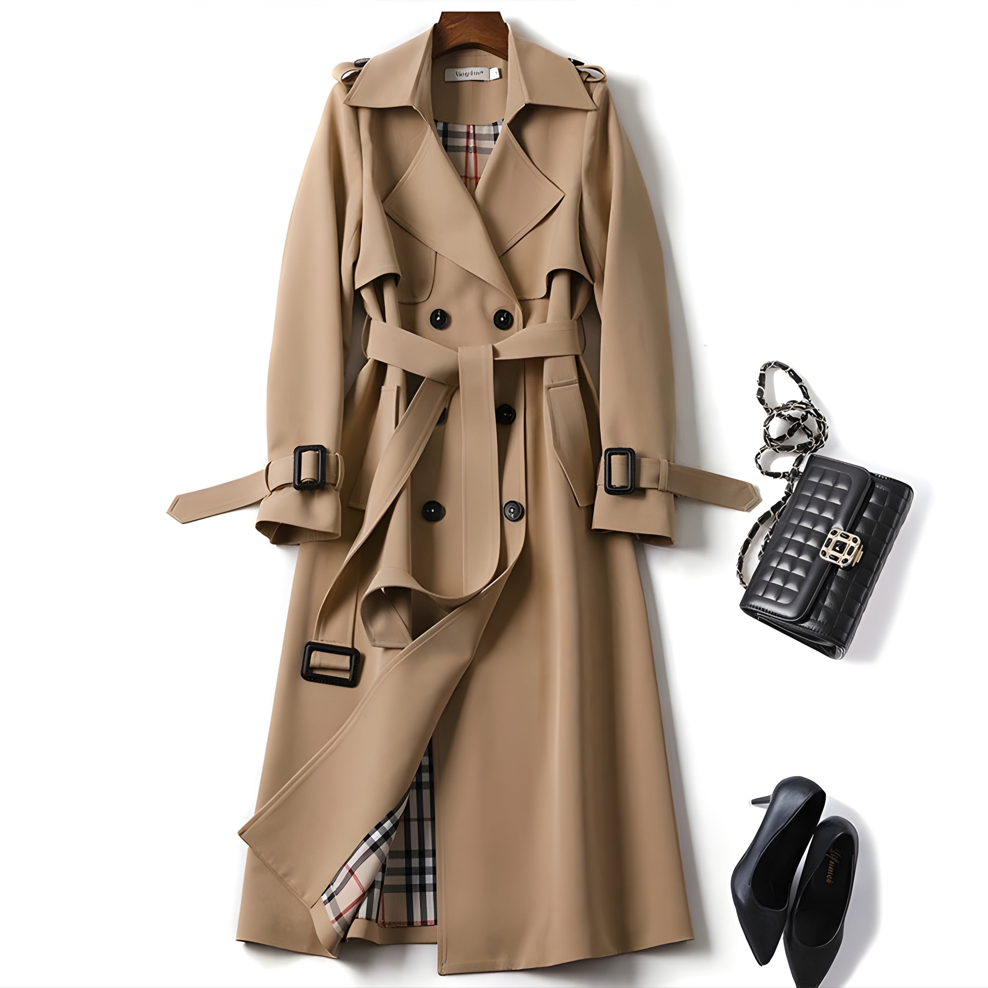 Trenchcoat "Vespera" – Elegant met Ceintuur