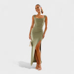 Robe "Carolin" – Dos ouvert à nœud