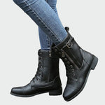 Veterboots – Militaire Stijl in Leer