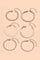 Set de bracelets – 6 bracelets maille cubaine