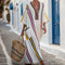 Robe Caftan "Katrin" – Rayures joyeuses