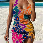 Tankini "Kerstin" – Imprimé floral avec shorty