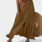 Jupe longue semi-transparente – Fente & boutons