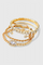 Set de bracelets à clous – Or