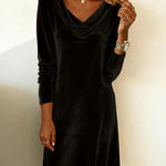 Robe en Velours "Rosa" – Coupe Ample