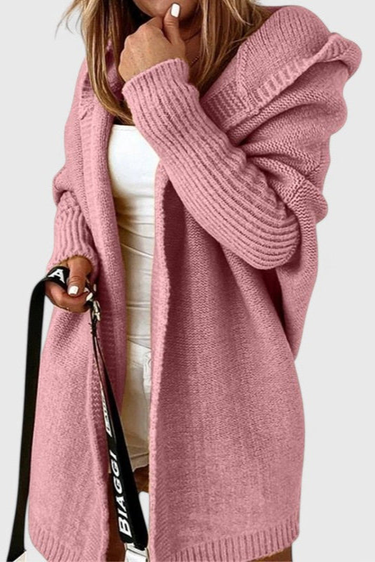Cardigan met Kap – Oversized Gebreid