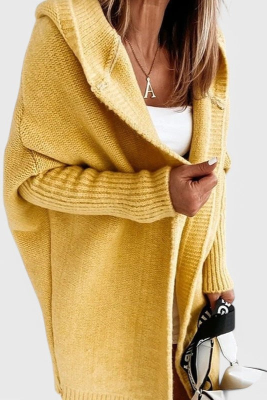 Cardigan met Kap – Oversized Gebreid