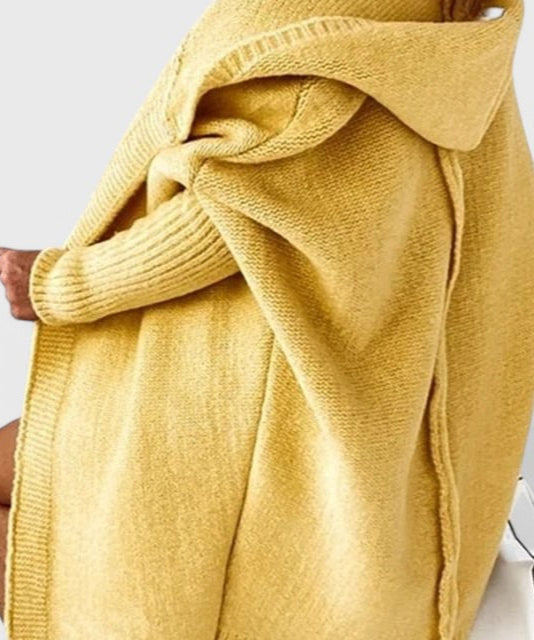Cardigan met Kap – Oversized Gebreid