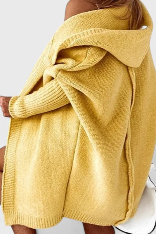 Cardigan met Kap – Oversized Gebreid