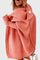 Cardigan oversize en tricot à capuche