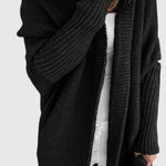 Oversized Gebreide Cardigan met Kap