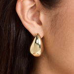 Oorbellen – Metallic Druppel