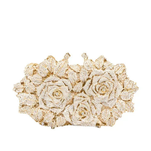 Clutch "Lea Spark" – Strass met Knoop