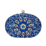 Clutch "Susanne" – Strass met Knoopdetail
