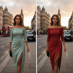 Robe Longue "Elsa" – Dos Nu Licou
