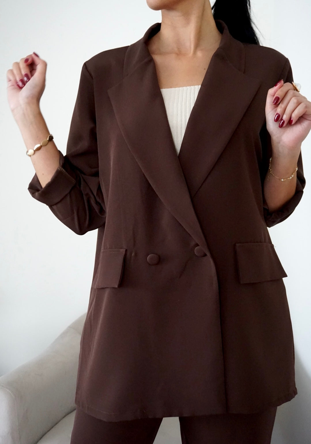 Ensemble "Kers" – Bordeaux & brun