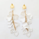 Boucles d'oreilles – Goutte fleur d'orchidée