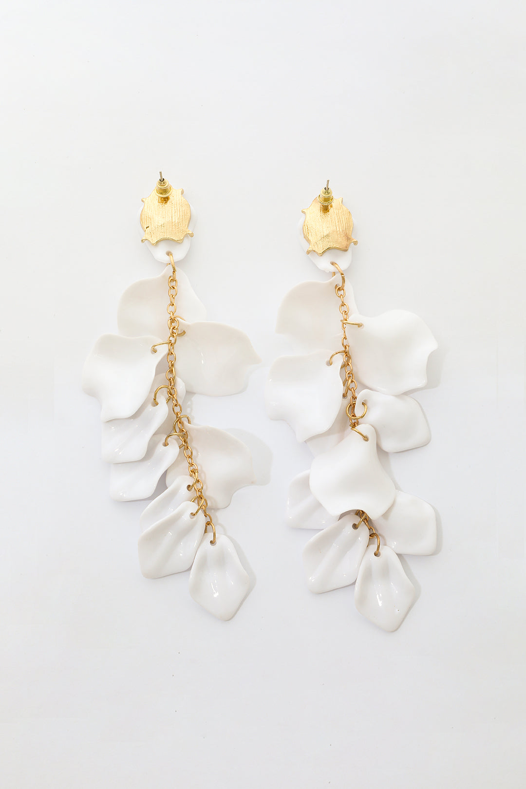 Boucles d'oreilles – Goutte fleur d'orchidée