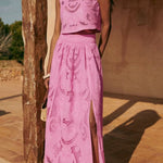 Ensemble en dentelle "Moema" – Bohème rose